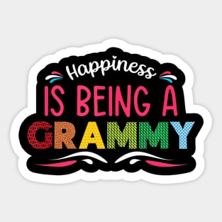 Mothers Day Cute Womens Happiness Is Being A Grammy Sticker